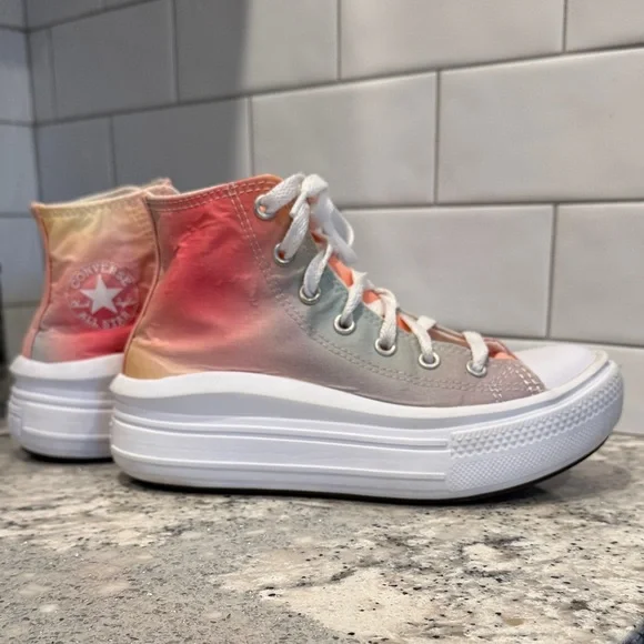 Converse Pastel Tie-Dye High Tops - Picture 3 of 5